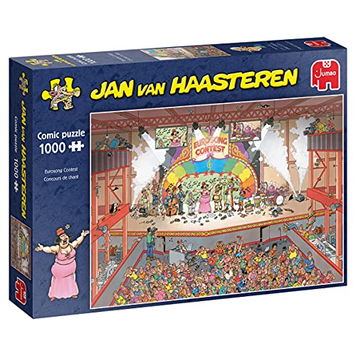 Jumbo, Jan Van Haasteren - Eurosong Contest, Jigsaw Puzzles for Adults, 1,000 piece