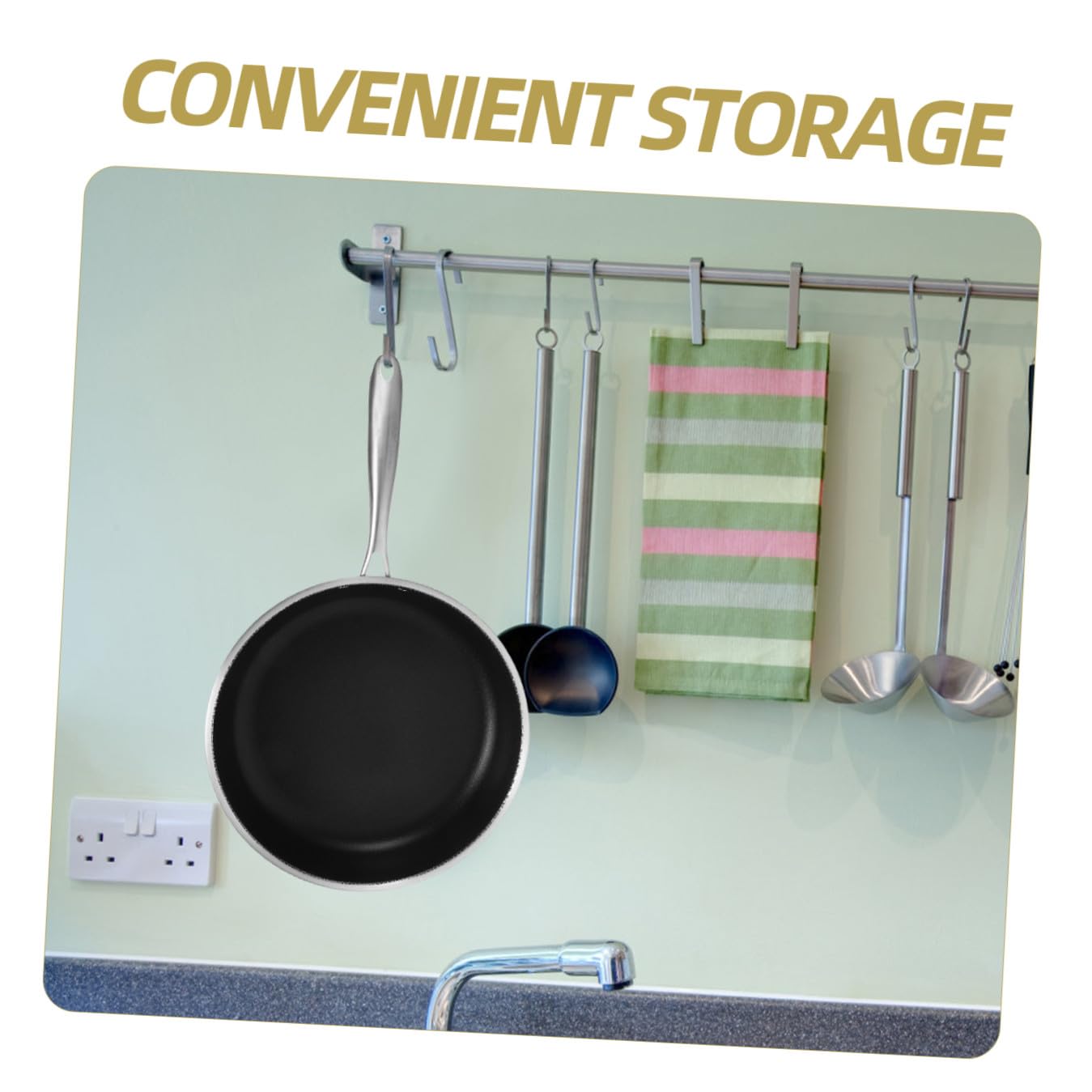 Homoyoyo Padella in Acciaio Inossidabilentiadherente 28 CM Manico Comfort, Struttura a Nido d'Ape, per Friggere Uova e Bistecche su Cucine Induzione e Fuoco