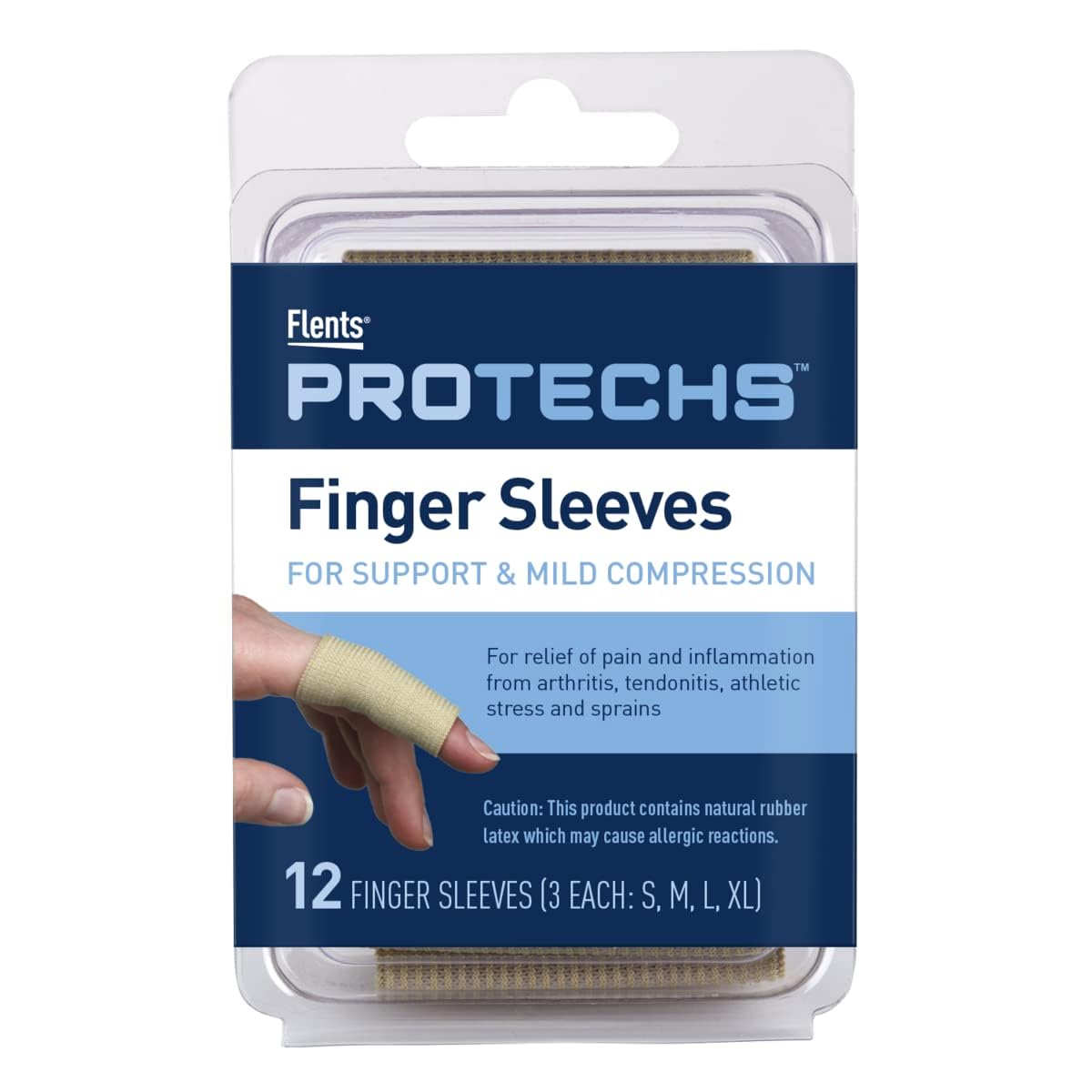Arthritis Pain Relief Finger Sleeves - 12 Pack -4