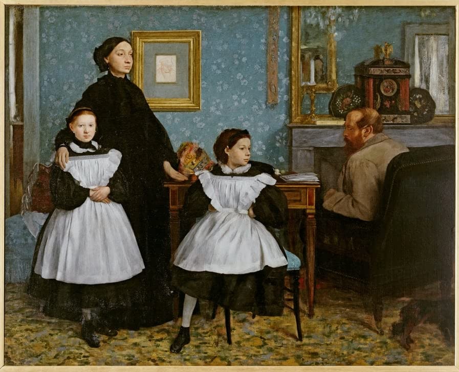 Image Sur Toile la Famille Bellelli d'Edgar Degas pour habiller vos grands murs