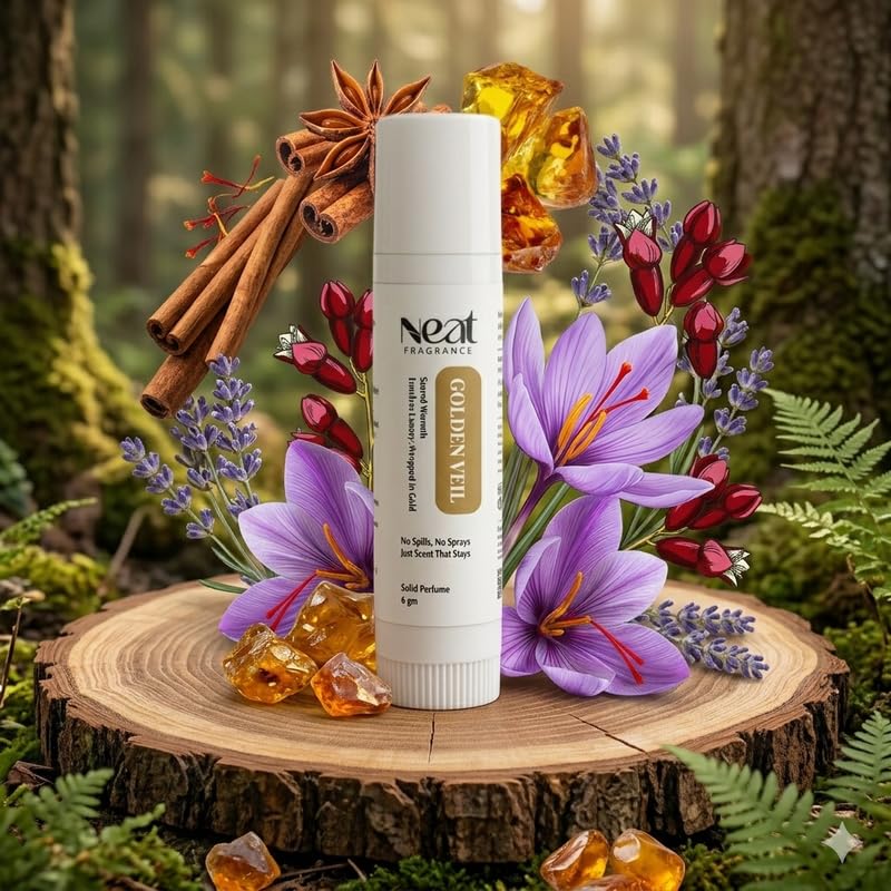 Image of Deodorant Stick - 6gm |Golden Veil Floral Fragrance | Odor & Sweat Control | Gentle, Natural Formula & Chemical Free | Travel Mini Size Solid Deodorant for Men & Women