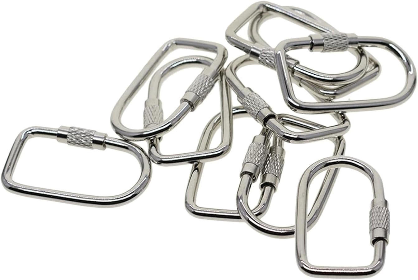 Amazon.co.jp: [Phantasmia] 10 カラビナ スクリュー ロック カラビナ