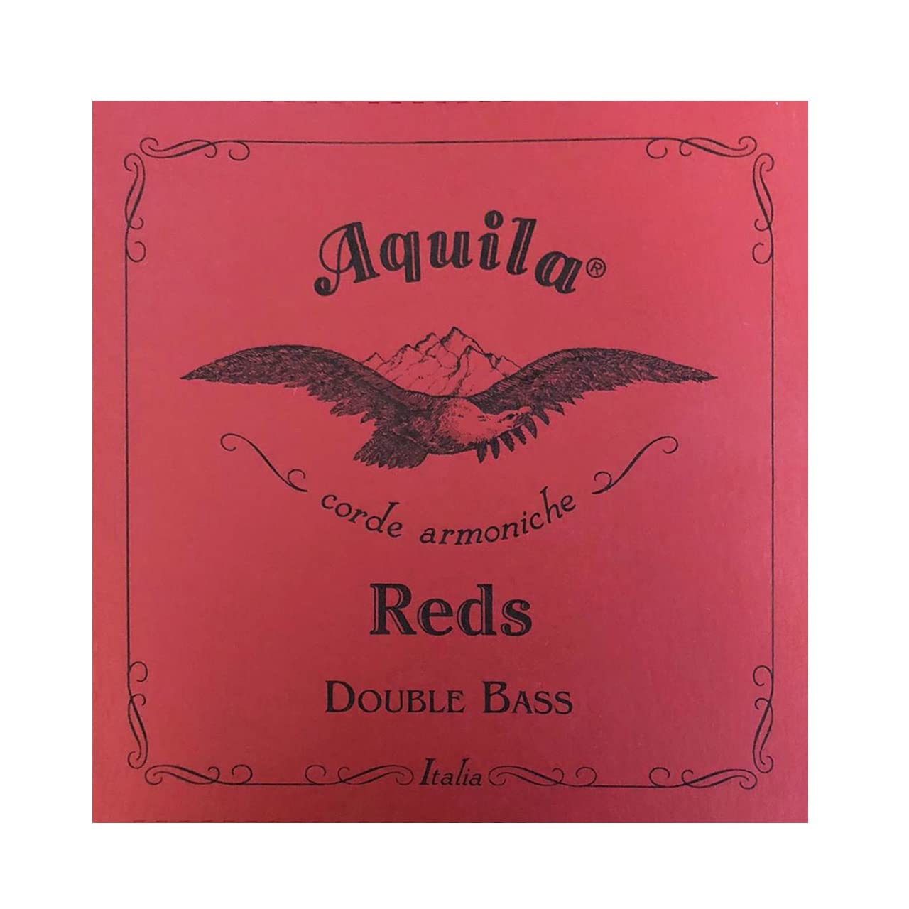 Aquila 02db - red contrebasse - corde à l'unité, sol 1ère filée cuivrée vernie - g