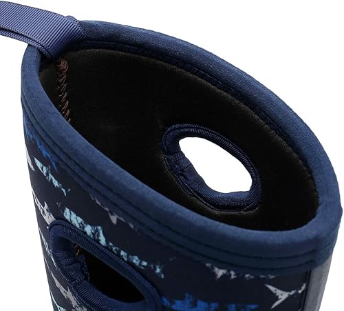 Miniatura 6 de SOLARRAIN Kids Waterproof Rain Boots All-Weather Neoprene Rubber Lightweight Mud Boots Winter Warm Insulated Snow Boots for Boys Girls