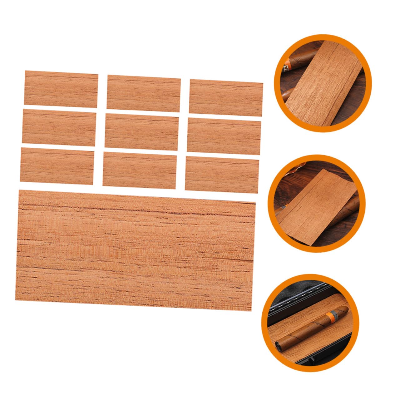 ABOOFAN 10pezzi Cedro Per Humidor Da Accessori Per Scatole e Barattoli Design Elegante e Funzionale Facile Da Usare