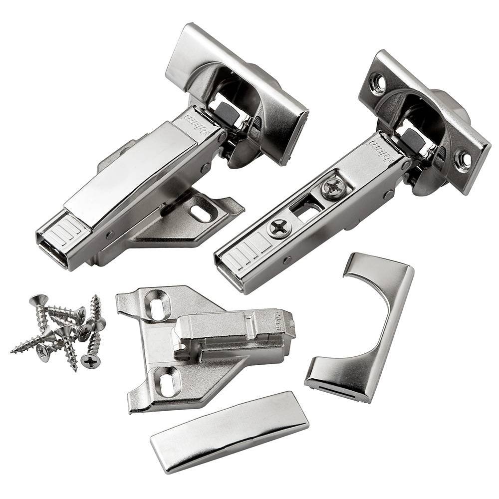 3/8" - 5/8" Overlay Blum® 110° Soft-Close BLUMotion Clip Top Face Frame Hinges, Pair