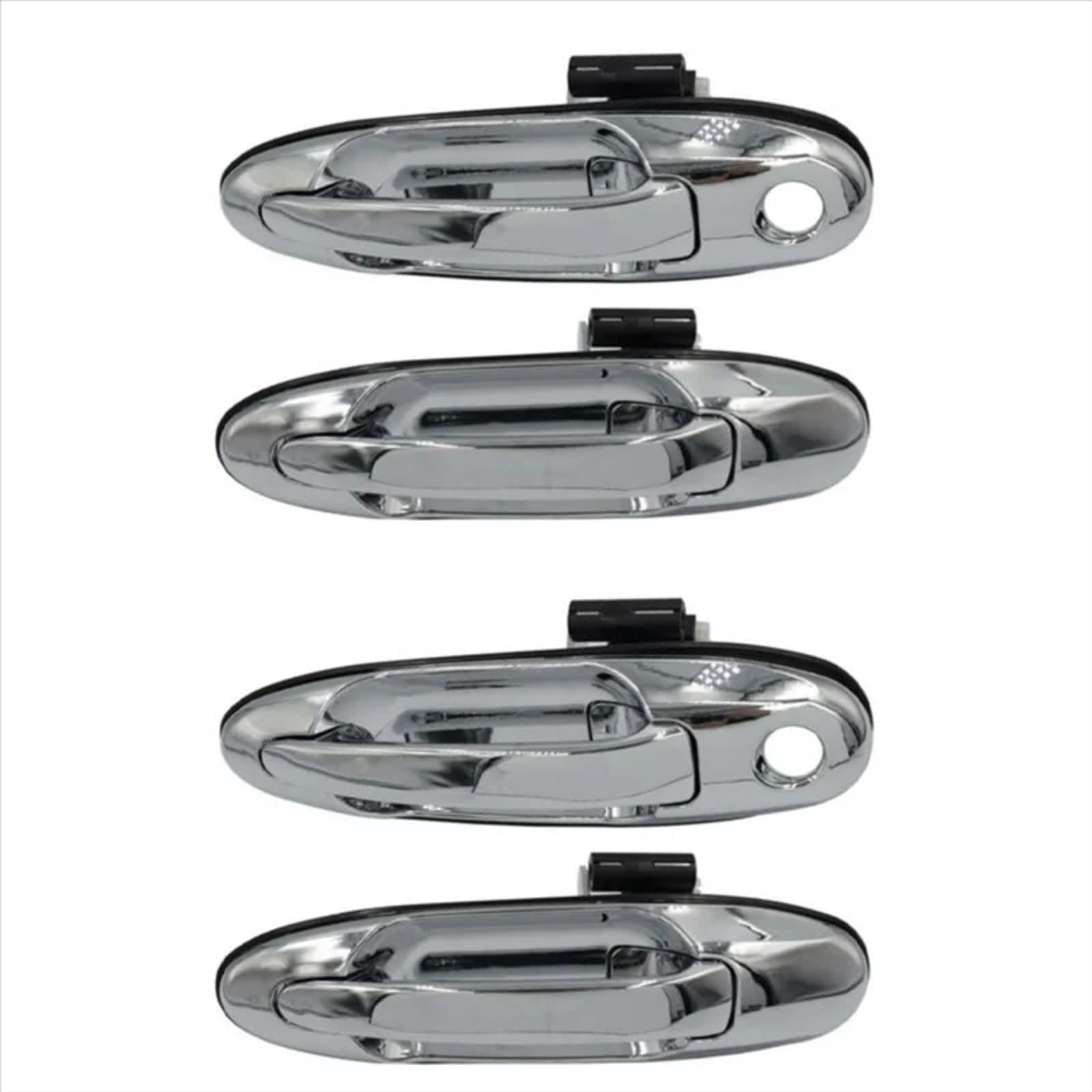 KEDFBTS Car Outer Handle Compatible with Lexus for LX470 Car Front Rear Left and Right Exterior Exterior Door Handles 69220-60061 69210-60061 69240-60061 69230-60061