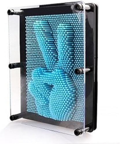 Miniatura 3 de Pin de clon 3D Escultura Pin de impresión Juguete de escritorio en casa Oficina Juguete de escritorio para niños Adultos Regalo Tamaño Grande Azul