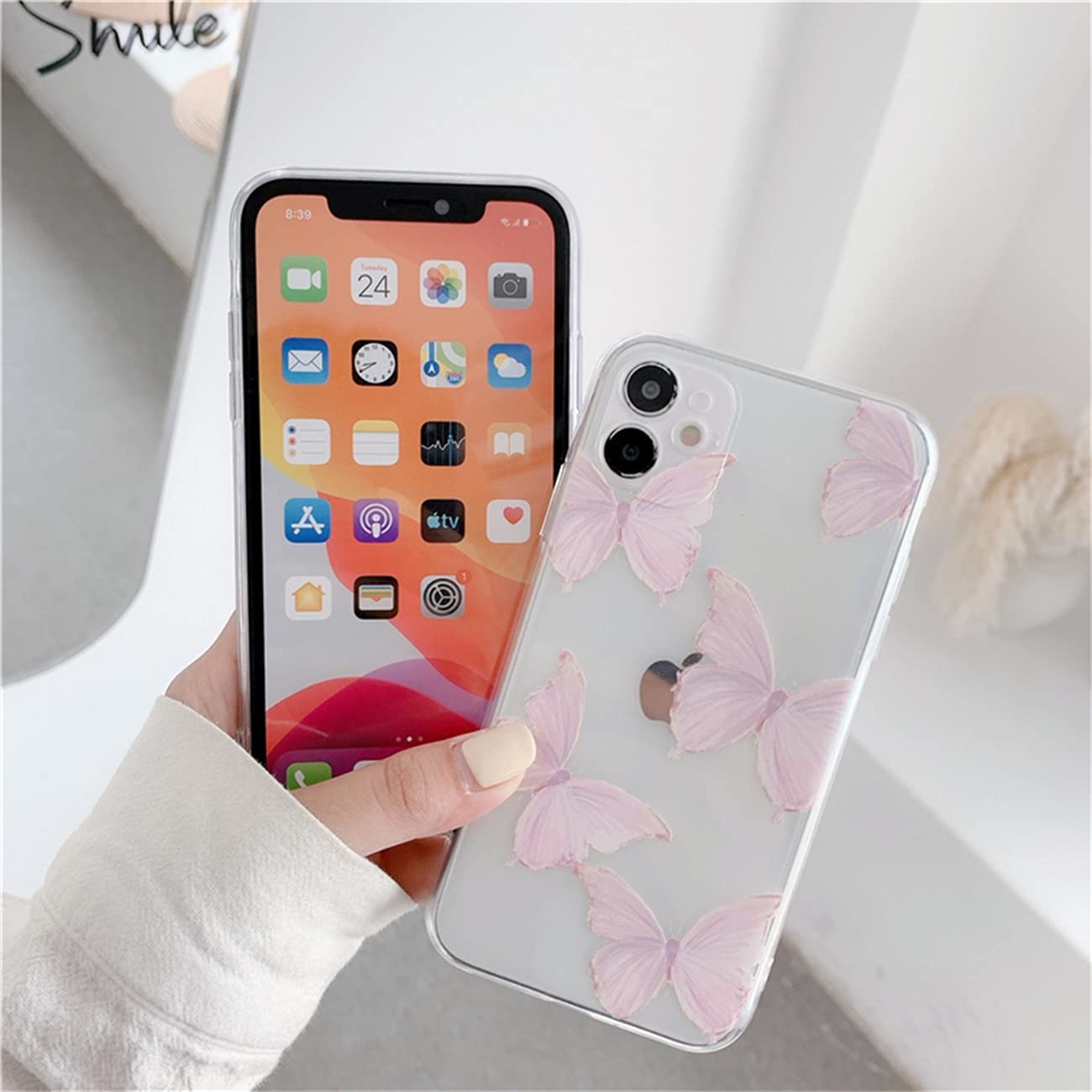 TENDLIN Cover iPhone XS Max Classica in Pelle e TPU Silicone Hybrid Cover Compatibile con iPhone XS Max (Marrone