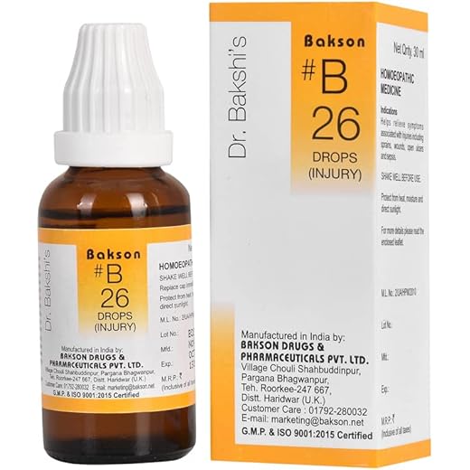 B26 Injury Drops 30ml