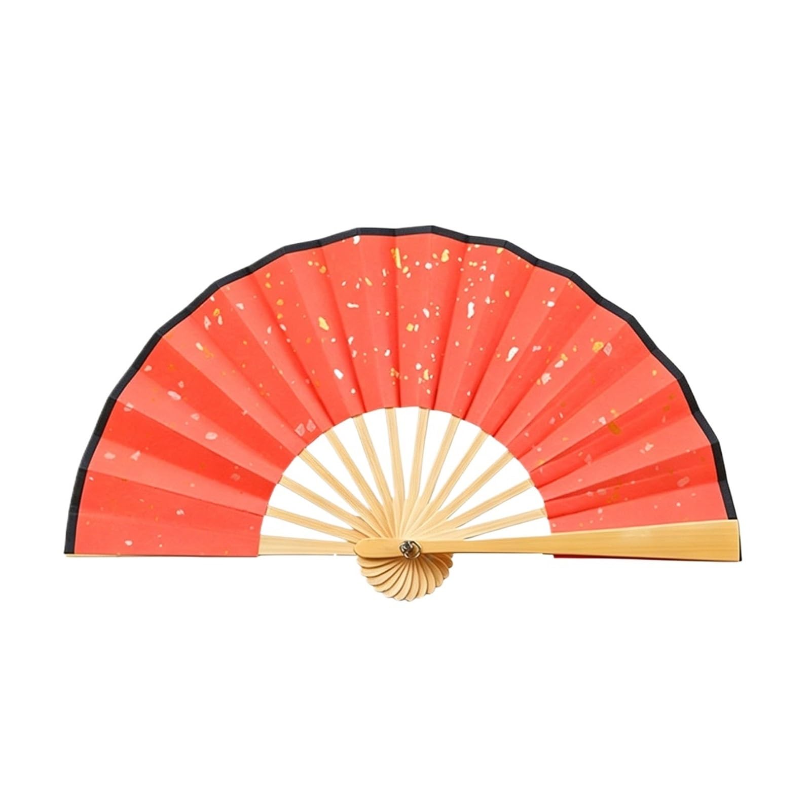 SXTYYH 4-6inch Folding Hand Fan, Blank Mini Xuan Paper Portable Fan for Performance, Folding Handheld Fan for Women(5in,Pink A)