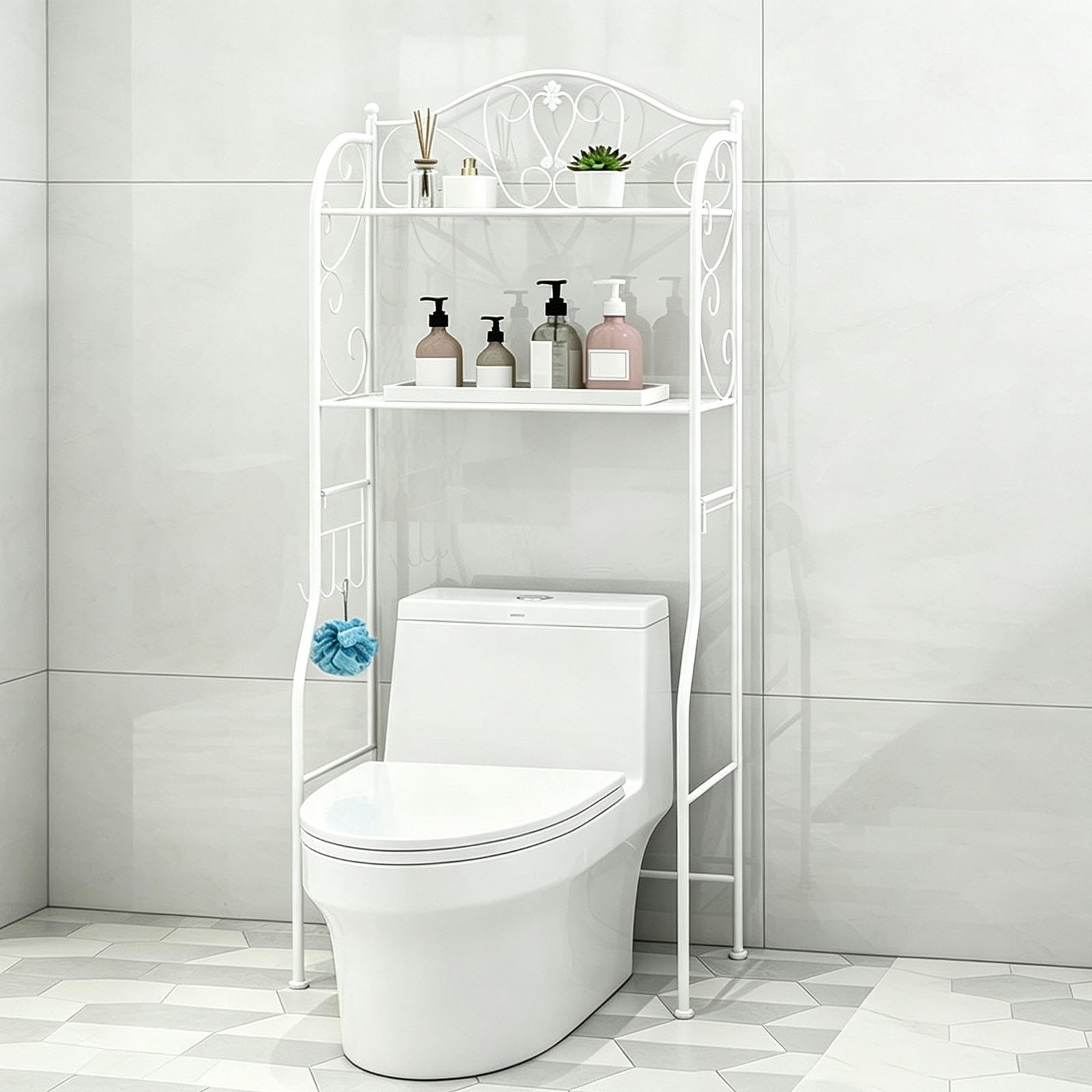 Generico Mobile Lavatrice Organizzatore da Bagno Sopra Il WC