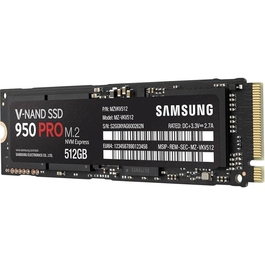 【動作確認済】Samsung SSD 950 PRO 512GB M.2 Amazon.com: Samsung 950 PRO Series - 512GB PCIe NVMe - M.2