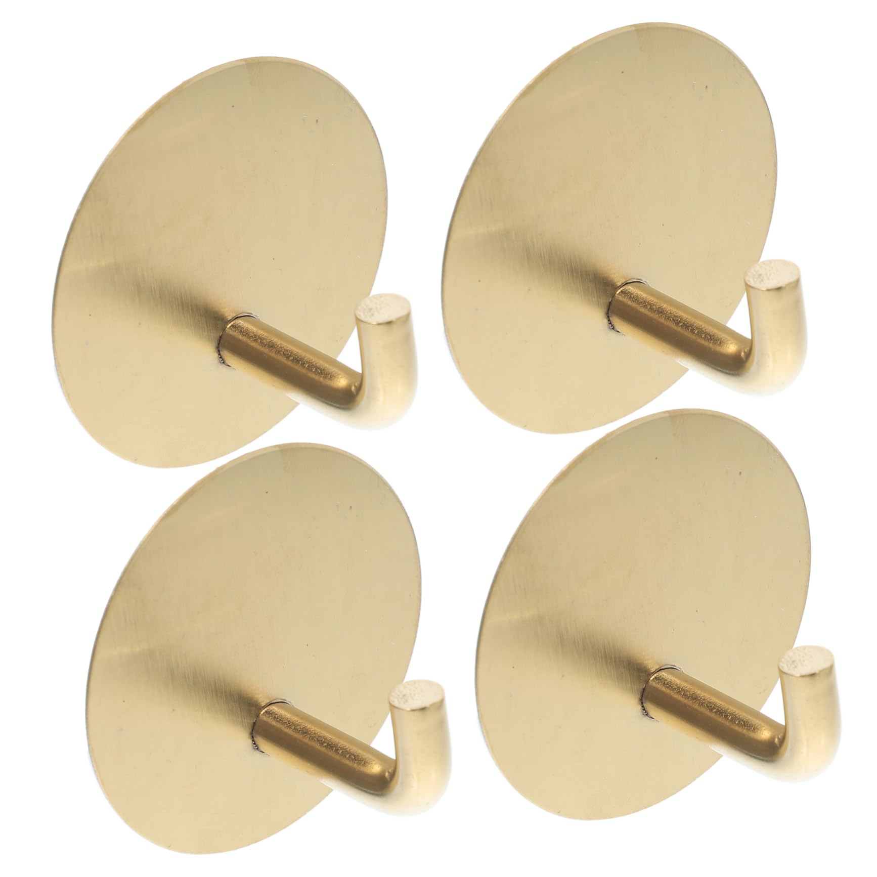 SHINEOFI 5 Series Ganchos Adhesivos Para Toallas Colgador De Puerta Colgador De Pared Para Batas Toallero Almacenamiento De Baño Toalla De Mano Perchero De Acero 4 piezas x 5
