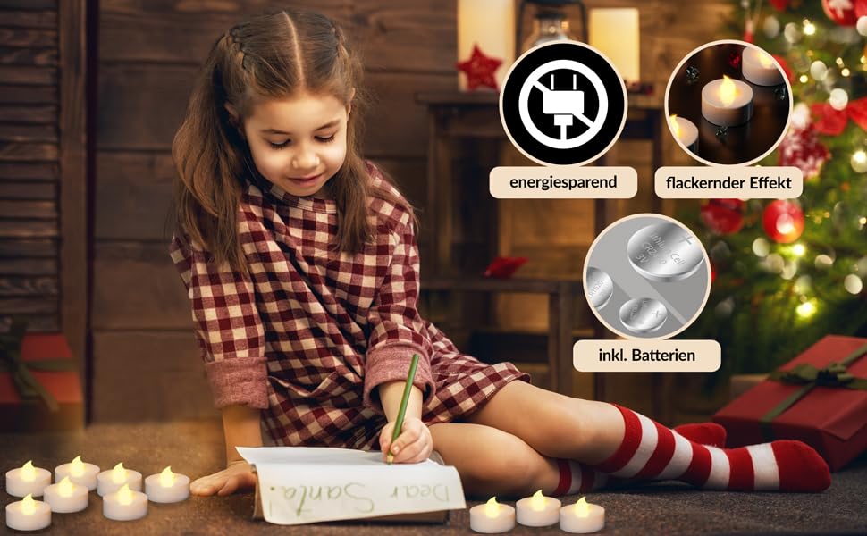 SET 16 VELAS LED DECORATIVAS SIN LLAMA CRISTAL ACRÍLICO JHN