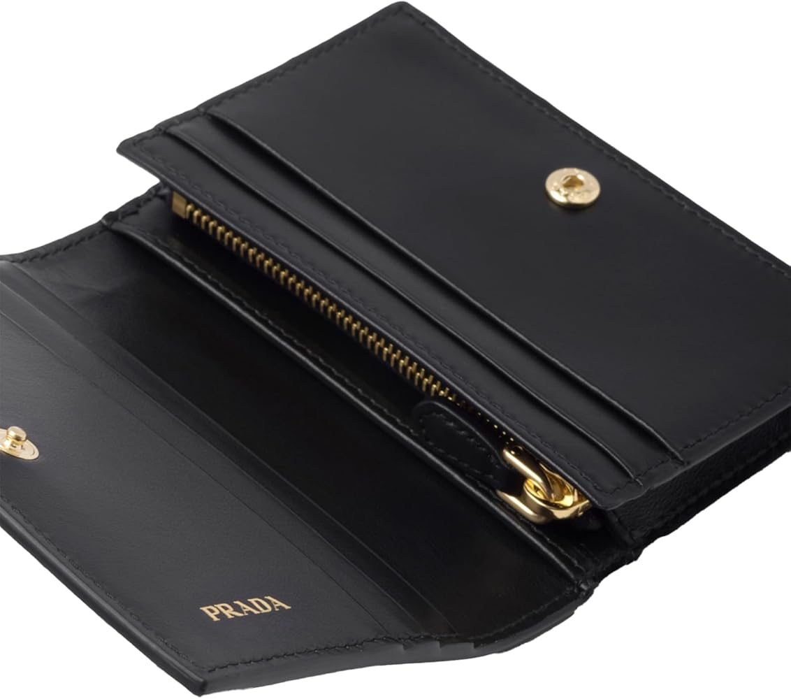 Amazon | [プラク] 財布(二つ折り財布) 1MV021 名刺入れ ネロ