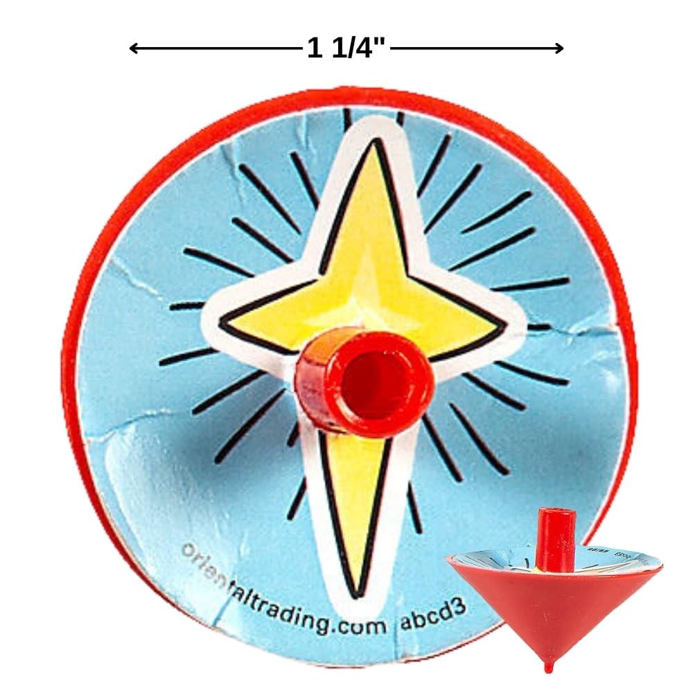 Fun Express Bulk 144 Pc. Mini Happy Birthday Jesus Spin Tops