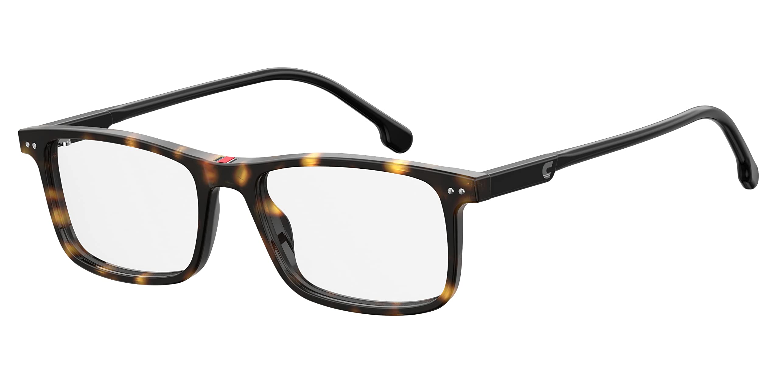 Carrera 2001T/V Rectangular Prescription Eyewear Frames, Havana Black, 50mm, 16mm