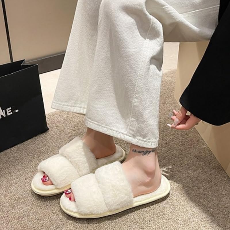 Women's simple flat sandals - Extremely comfortable and warm, suitable for casual wear at home2