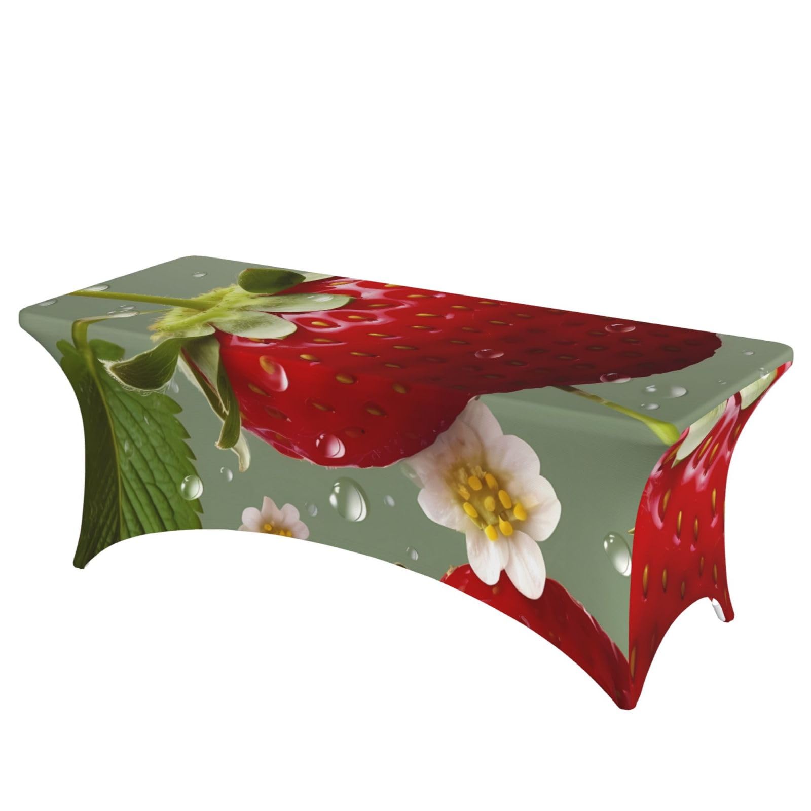 Nappe extensible pour table pliante de 1,8 m anti-pli et lavable pour buffet