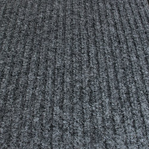 Rapid Teck® Türmatte Fußmatte Grau 90cm x 120cm Fußabtreter Schmutzmatte Schmutzfangmatte Türvorleger Matte