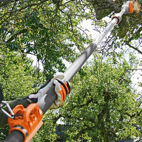 Stihl Sramatore lungo 285/405 cm HTA135 alimentato a batteria - Potatore da 30cm 3/8 50m - Potatura alberi e rimozione legna - Senza batteria e senza Caricabatteria