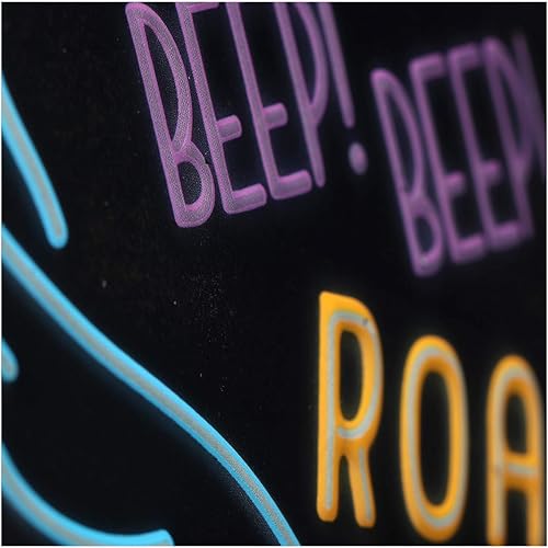 Miniatura 4 de Looney Tunes Road Runner - Letrero de metal en relieve para garaje o cueva de hombre