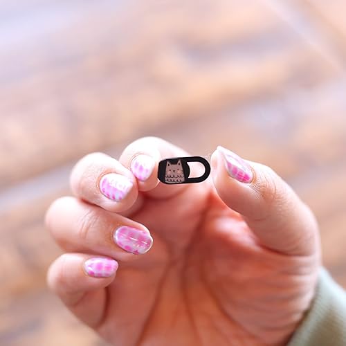 Miniatura 6 de MESMOS Funda para cámara de computadora portátil con lindos gatos y edición navideña, gran relleno de calcetines