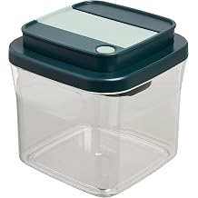 Storage container with vacuum function, airtight food box made of plastic, for longer durability and easy handling without extra device, capacity 1000 ml