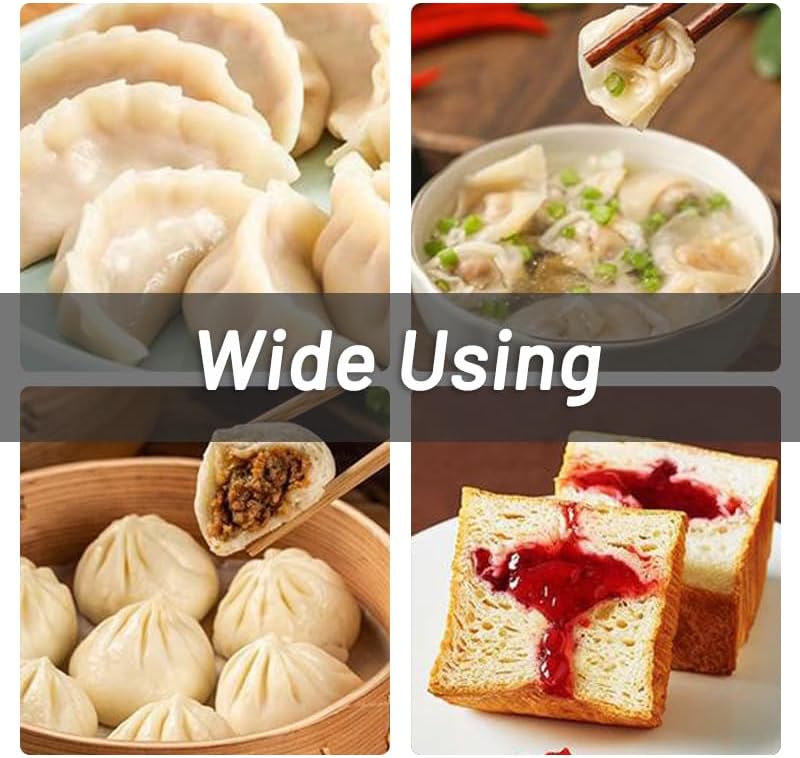 Miniatura 2 de Paquete de 2 cucharas de llenado de albóndigas  Cuchara de relleno Wonton de acero inoxidable  Espátulas de llenado de mezcla de mezcla herramienta