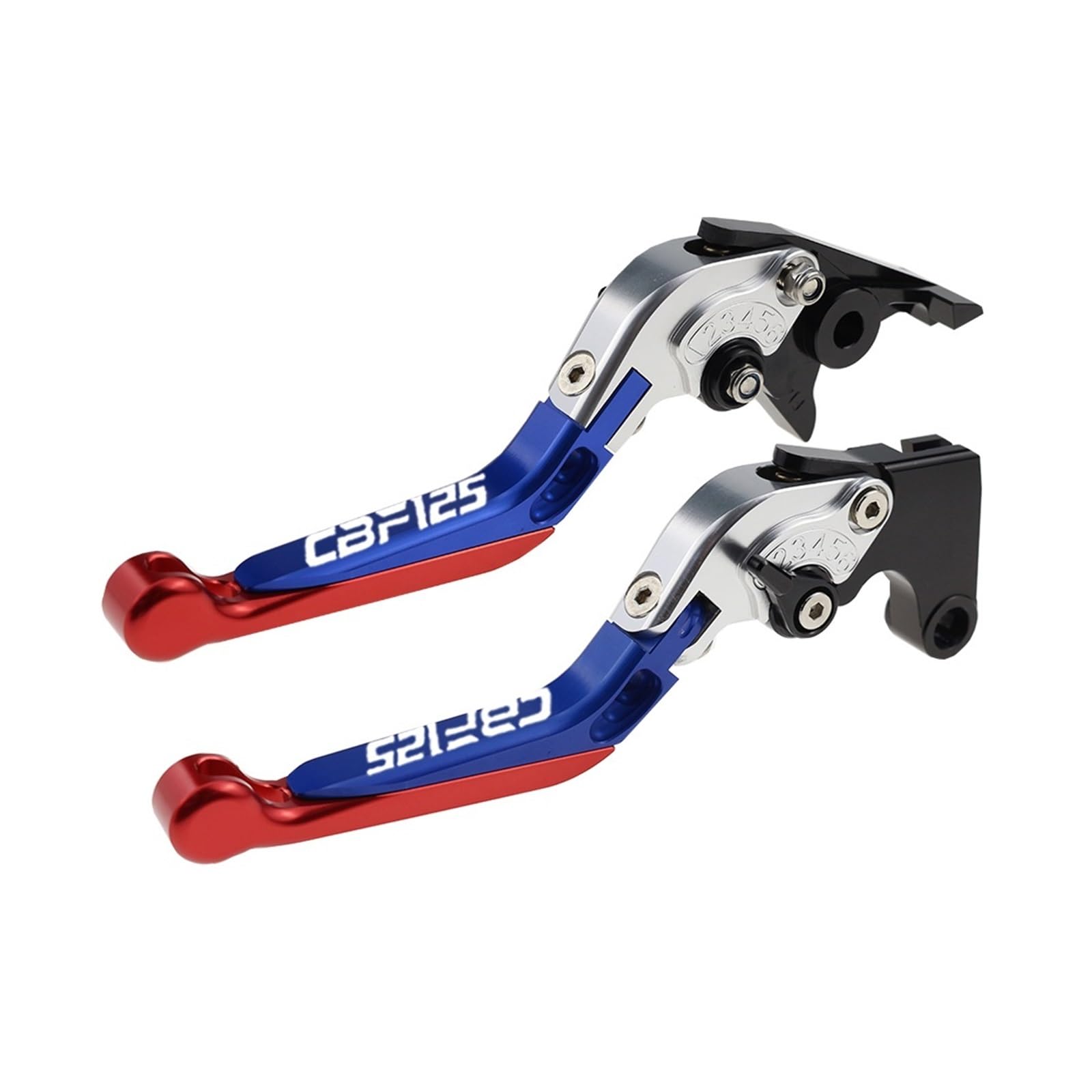 Jghfdws 01 Motorcycle Brake Clutch Lever Set For Cbf125 2008-2022 Motorcycle Folding Extendable Brake Clutch Levers