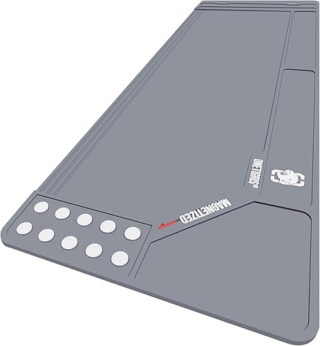 OneTigris Alfombrilla de limpieza para pistola con puntos magnéticos, antideslizante, resistente al aceite