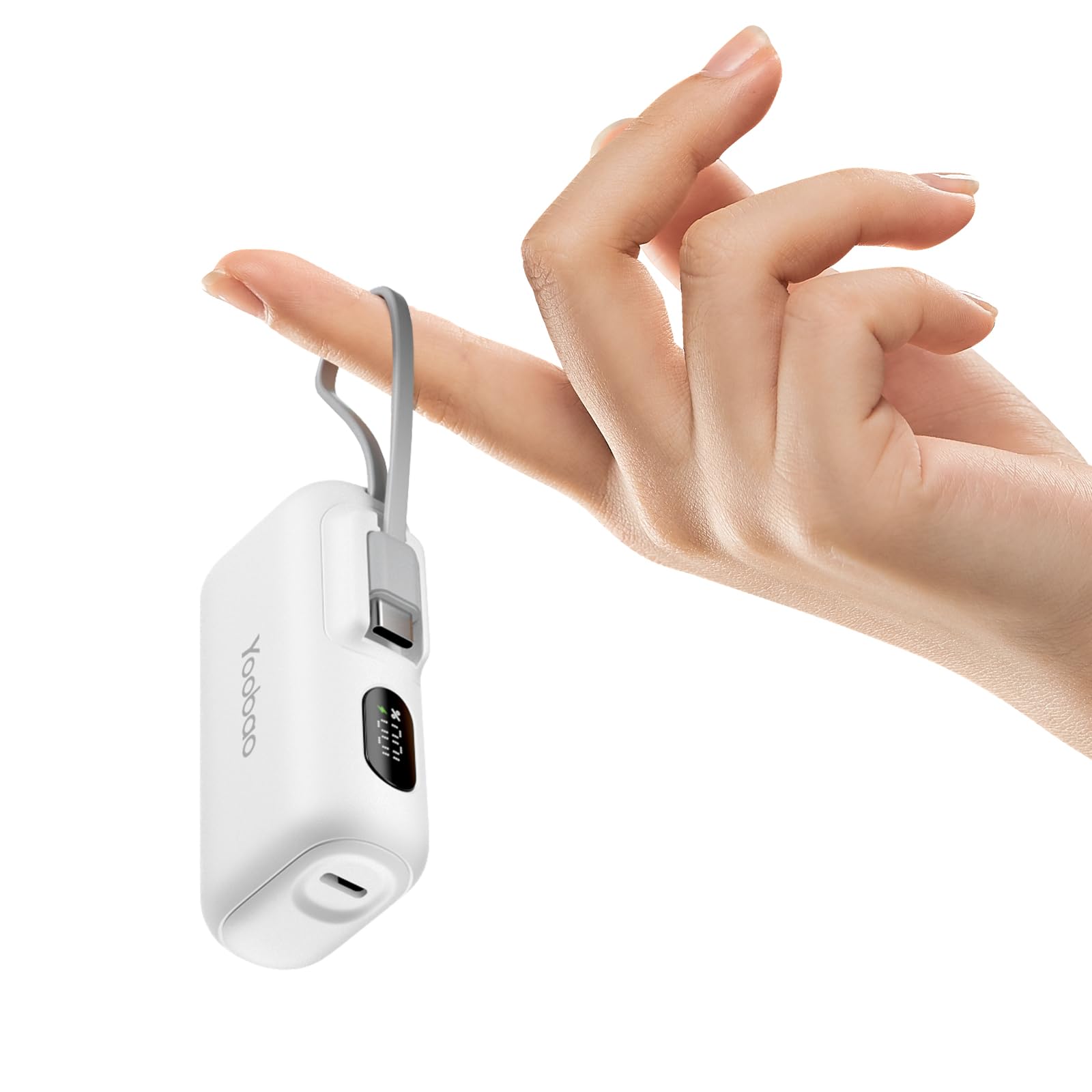 Yoobao Small Portable Charger for iPhone 15 16 USB C PD20W Super Fast Charging 5000mAh Mini Power Bank