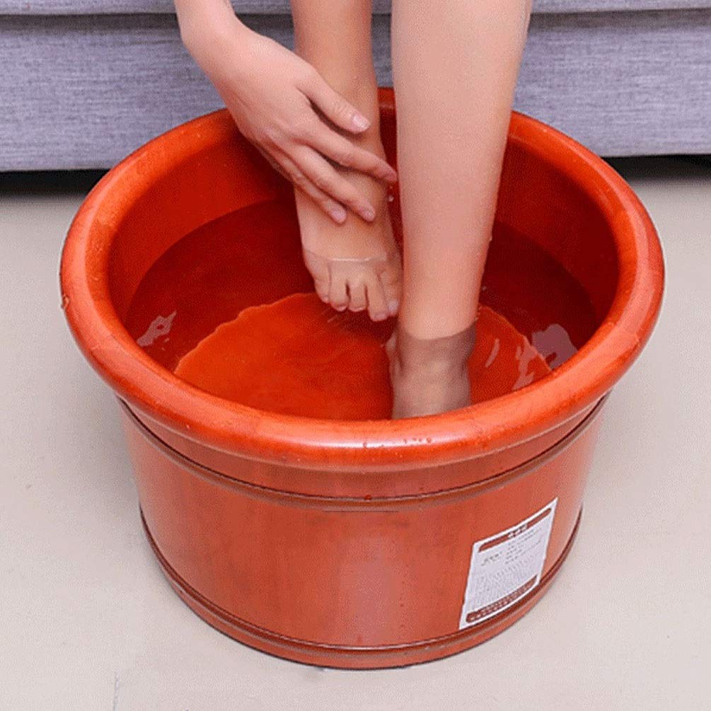 Secchio per pediluvio in legno, vasca per piedi in ammollo, vasca per pediluvio per adulti, vasca idromassaggio per pediluvio, secchio in legno per pedicure, secchio per immersione dei piedi, super