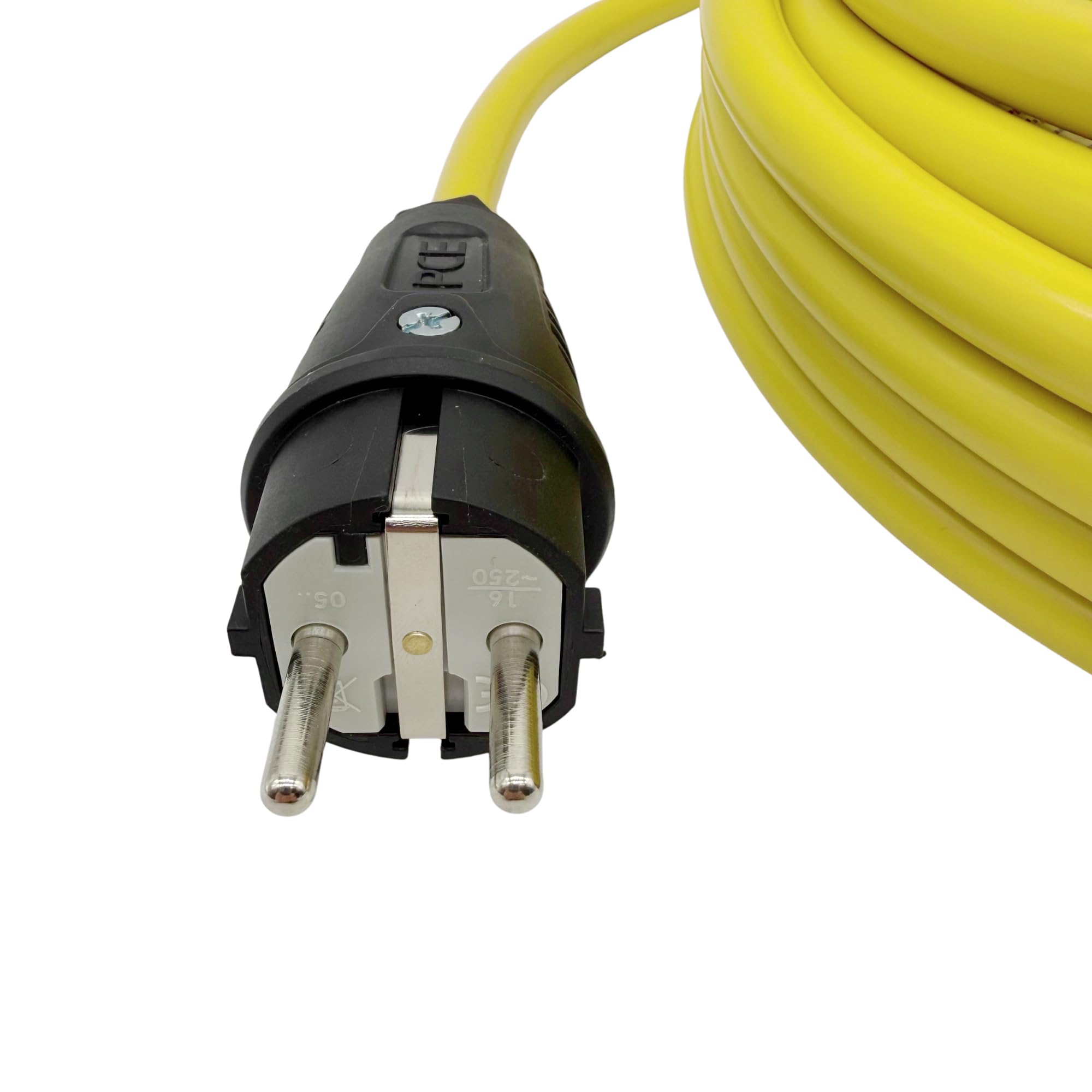 Verlängerungskabel Kabel H07BQ-F 3x2,5mm² Outdoor Außen IP44 in GELB 10m
