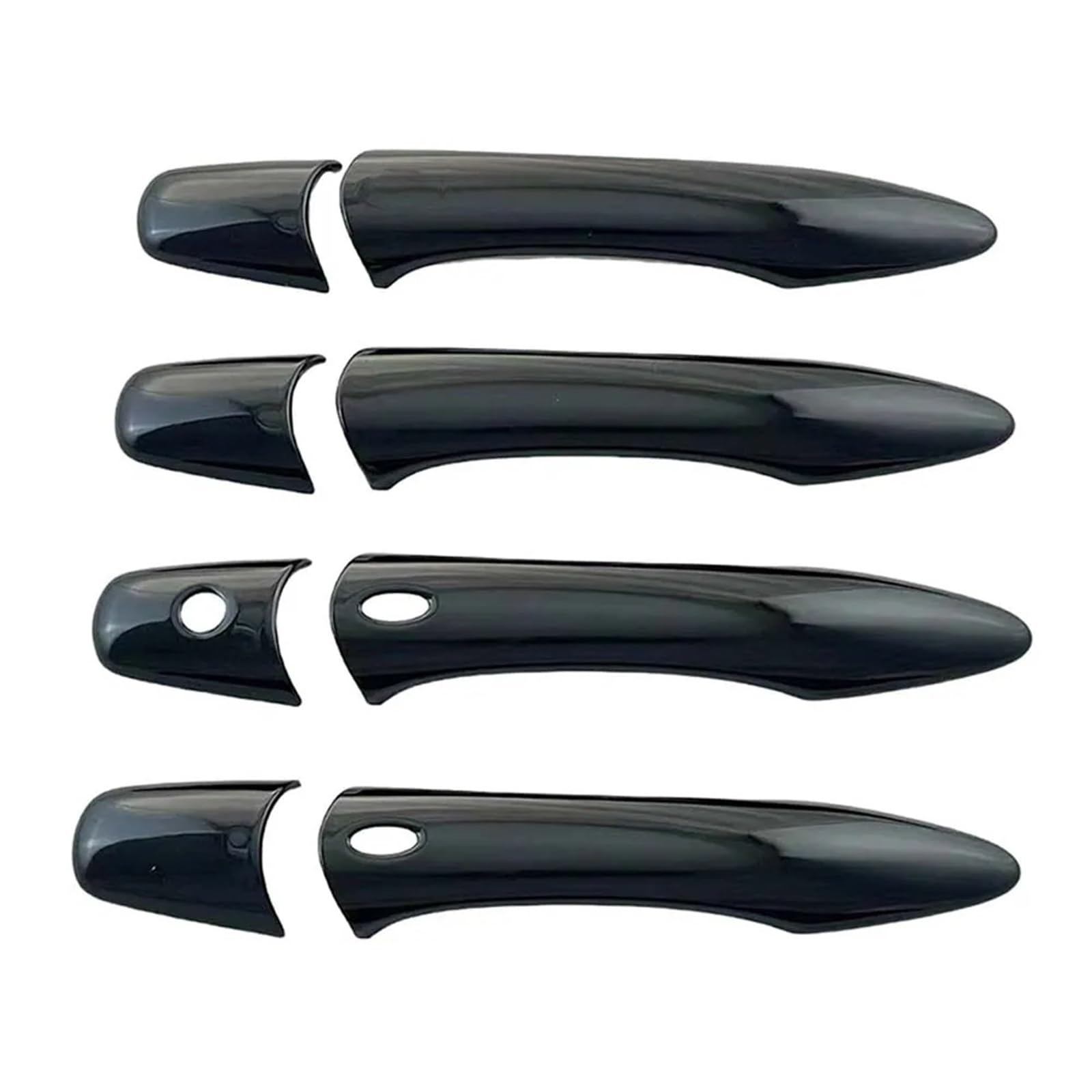 Rdwspli Glossy Black Exterior Handle Shell Compatible With Infiniti For Qx80 2014-2024 Car Decoration Door Handle Cover Carbon Fiber Cars Accessories