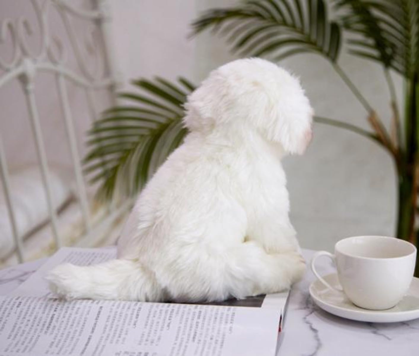 Amazon.co.jp: 【Zebeer】マルチーズ犬ぬいぐるみ リアル ソフト