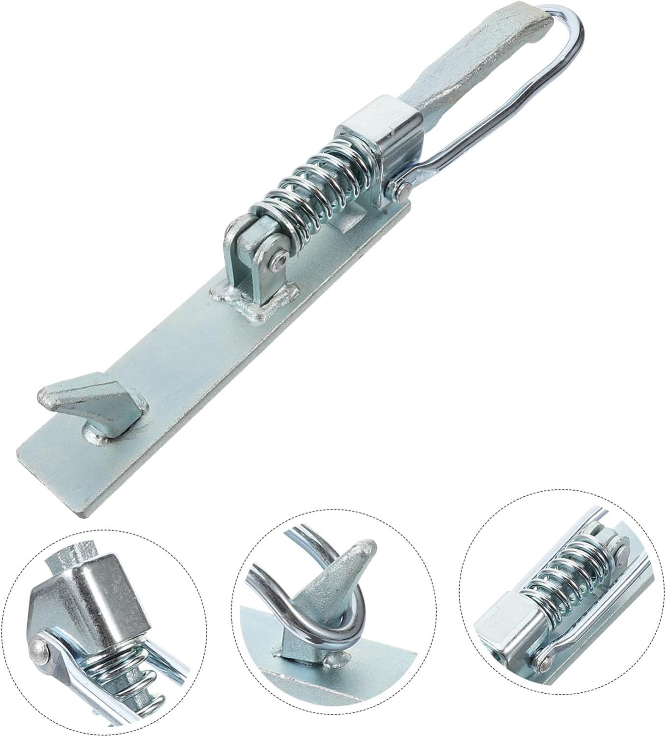 Heavy Duty Trailer Coupler Lock Spring Hasp Design Secure Cargo for Trucks Trailers and Containers Easy Installation and High-Strength Durability