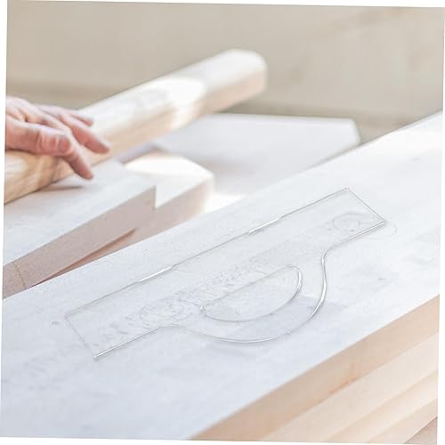 Miniatura 2 de Mikinona Plantilla de tabla de cortar, bandeja de asas, plantilla de enrutador, tabla de cortar de acrílico transparente, plantillas de enrutador de