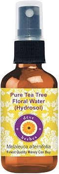 Deve Herbes Pure Tea Tree Floral Water Hydrosol Melaleuca Alternifolia Natural Therapeutic Grade 50ml 1.69 oz