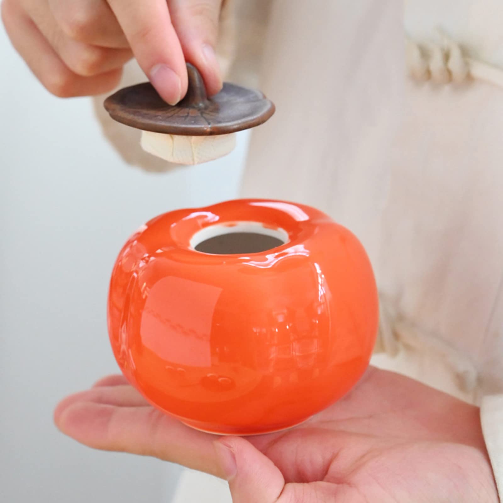 Amazon｜ティーキャニスター 保存容器 茶筒 密封容器 蓋付き 陶器 茶葉