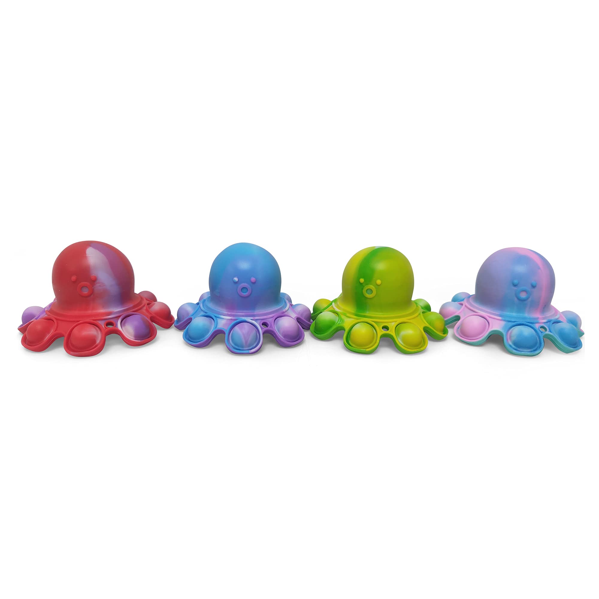 H GROSSMAN SV21143 B094771PVV Push Popper FLIP Octopus, Assorted Designs and Colours