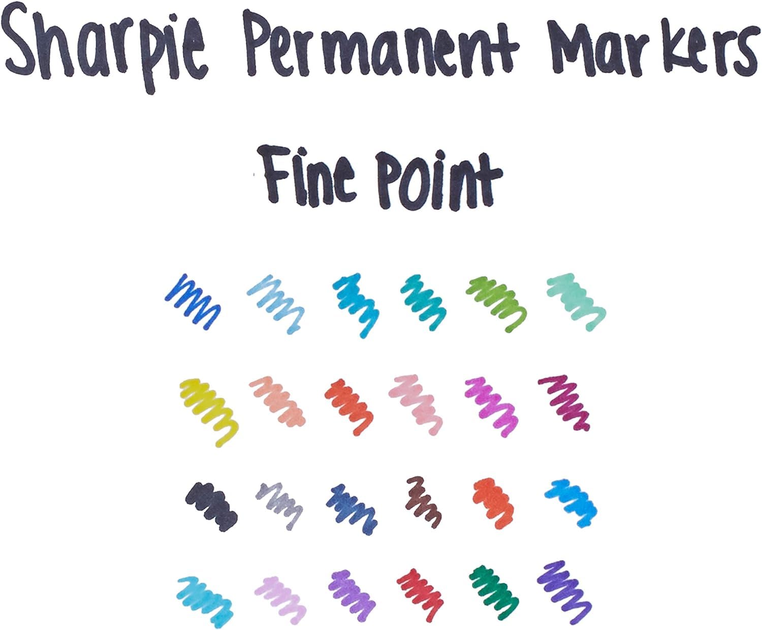 Sharpie Permanent Markers, Fine Point, Pink - Pack of 6 - Vibrant, Quick-Drying & Fade-Resistant Ink for Art Crafts, DIY & Office Use - Image 3
