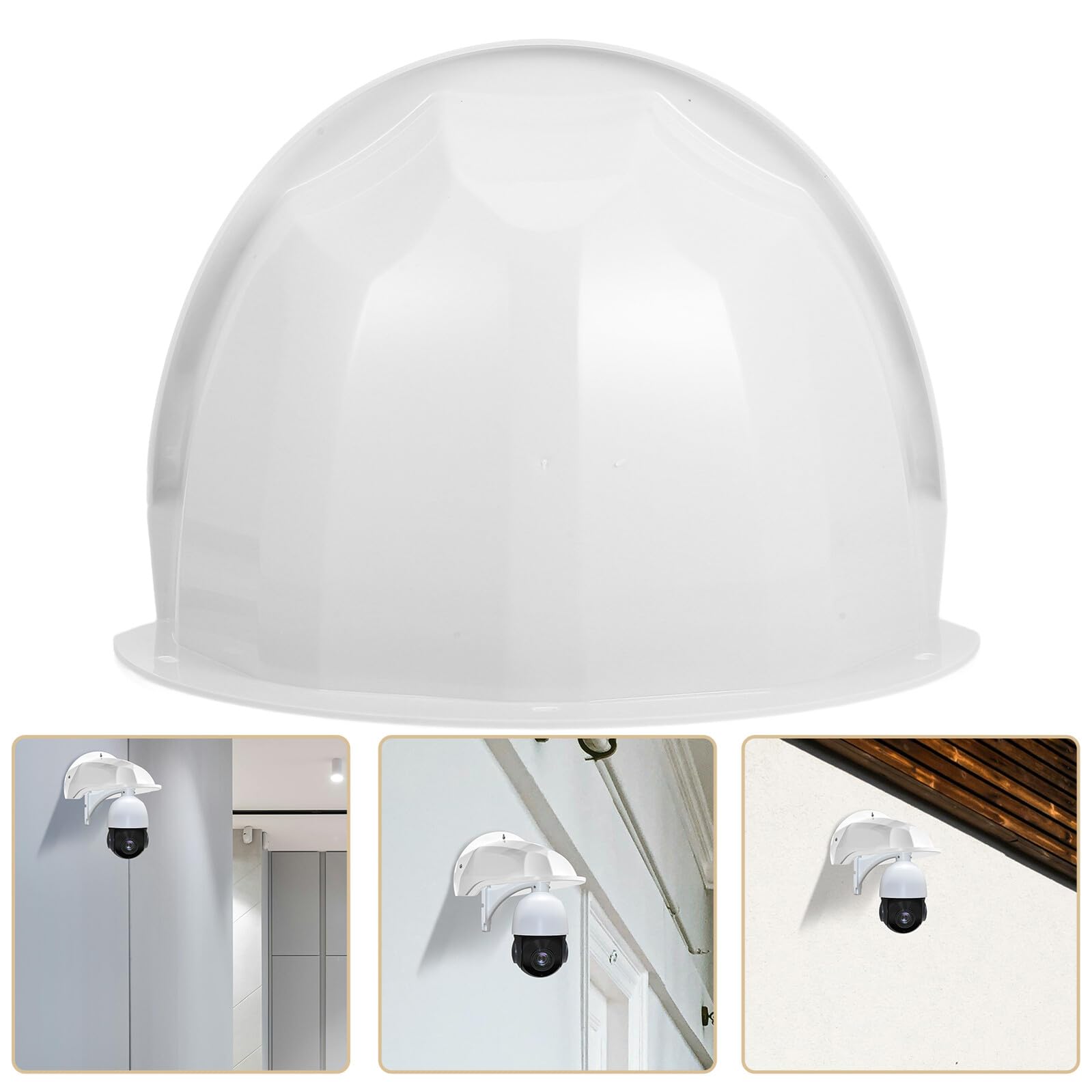 BESPORTBLE Set 4 Pezzi Coperture Antipioggia per Telecamera Esterna Riparo Resistente alle Intemperie Protezione Sole e Pioggia Installazione Rapida per Telecamere di Sicurezza