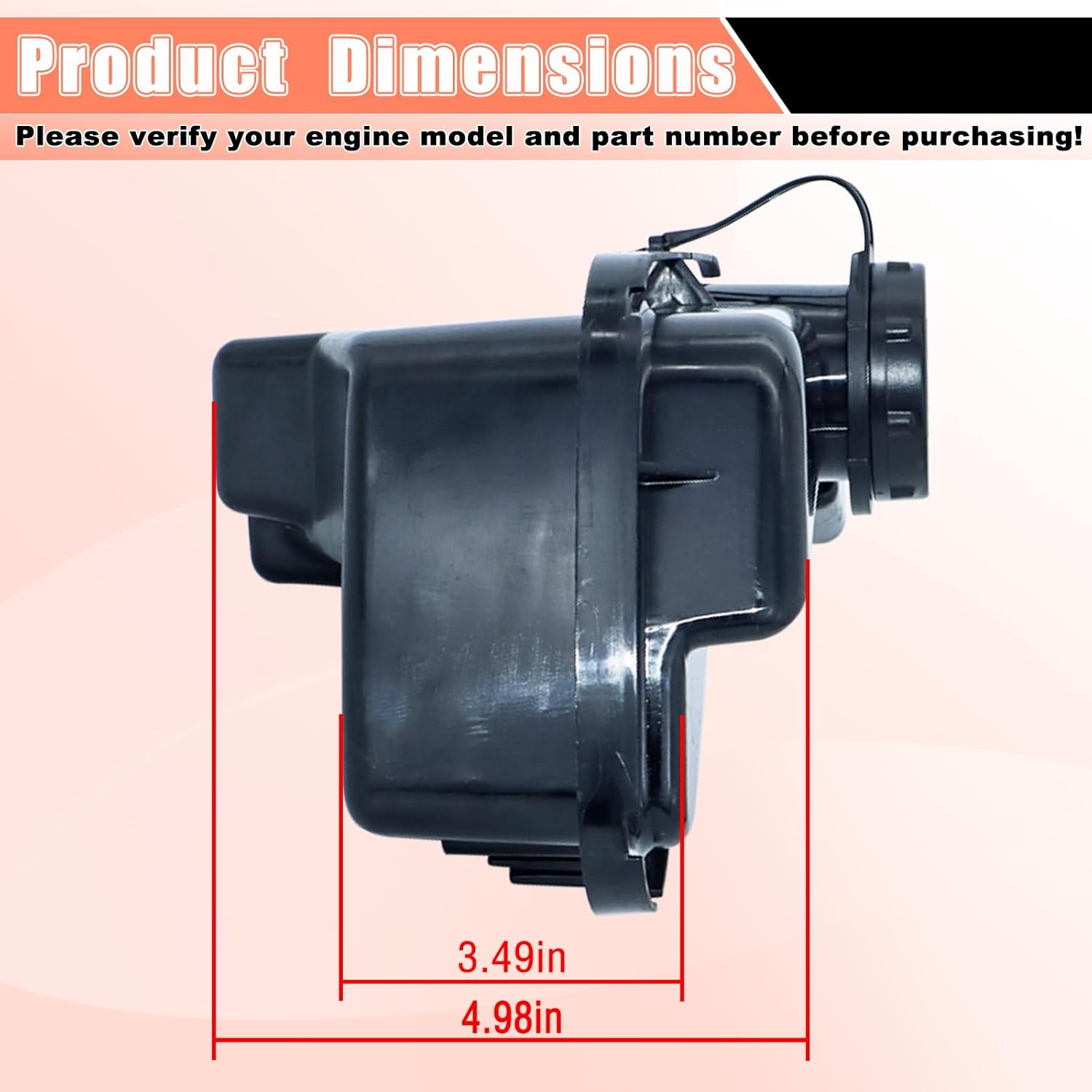 84004115 Fuel Tank Compatible with BS Lawn mower with 594112 Fuel Cap