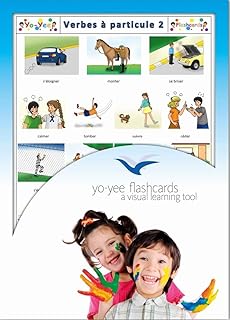 Fiches de vocabulaire - Verbes Ã  Particule 2 - Phrasal Verbs Flashcards in French for Kids, Beginners and Adults