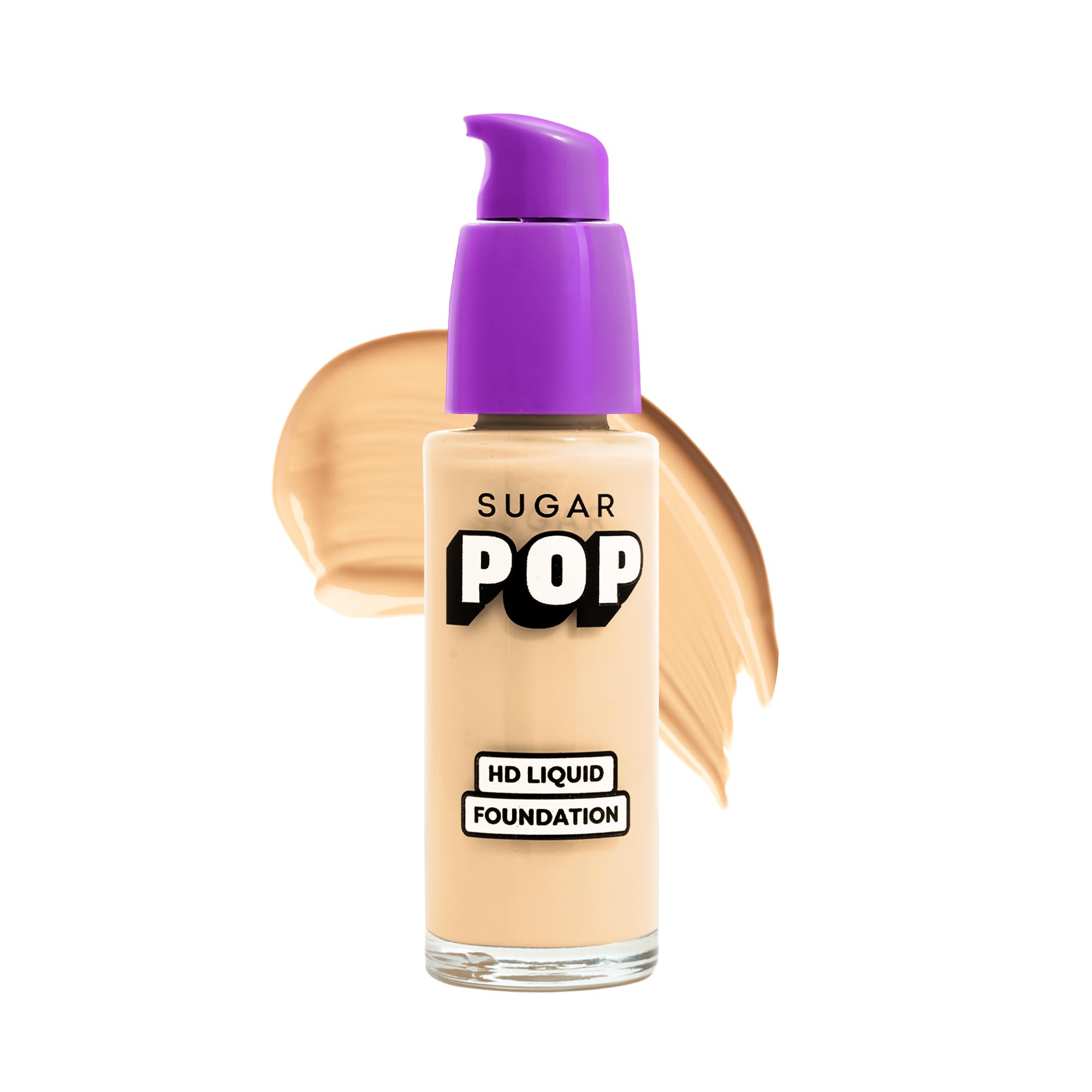 SUGAR POP HD Liquid Foundation with SPF 30 | Lasts upto 10hrs | Full Coverage | Water-Resistant | Matte Finish | 30ml - 03 Cashew-picture-37
