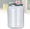 200 Pack Leakproof Disposable Plastic Can Sealer Cups with Aluminum Lids, PET Beverage Bottles for Boba, Smoothie, Compatible with Can Sealing Machine 250ml