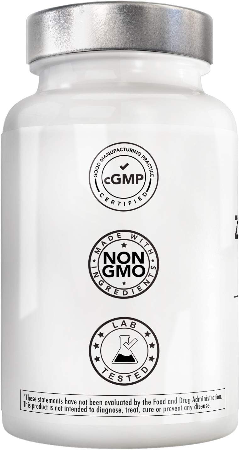 Amen Zinc & Copper Supplement + Probiotics, 3 Months Supply, One Per Day - 50 mg Zinc Picolinate Vitamin Pills - Essential Minerals Supplements – 2 Billion CFUs Probiotic – Vegan, Non-GMO, 90 Capsules : Health & Household