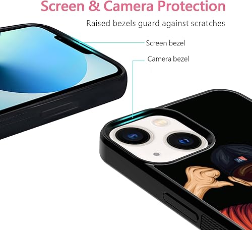 Miniatura 5 de Custome - Funda de teléfono de béisbol, diseño creativo de béisbol deportivo con número de estrella para iPhone 14, 13, 12, 11 Pro Max Plus Mini Xr